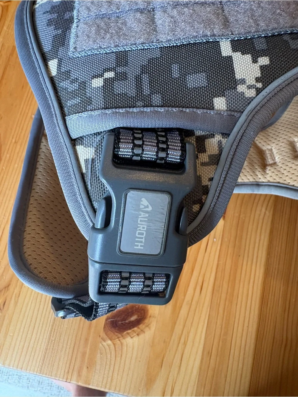 Digital Gray Camouflage Tactical Wearable Harness - Gray
